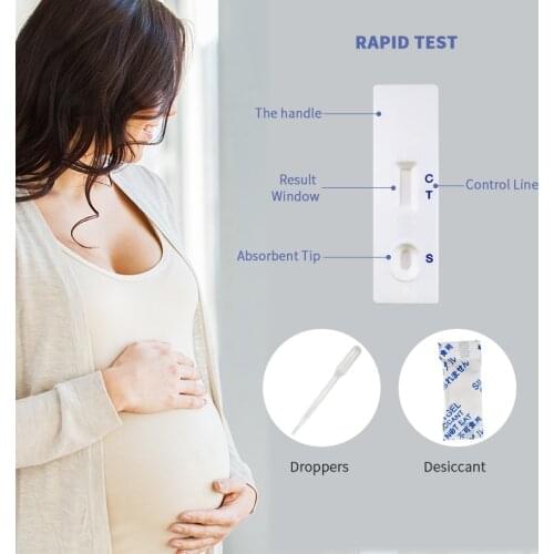 Free Shipping 5PCS Ovulation LH Test Strips High Response Accuracy LH Ovulation Urine Test Strips Test Over 99