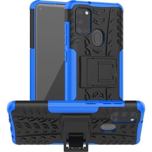 Impact Case for Samsung Galaxy A21s Case Cover for Samsung A21s A 21s Armor Dual Layer Shockproof Hard Silicone Case