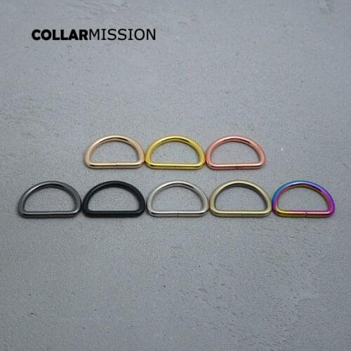 20pcs/lot Nickel plated D-Rings 30mm webbing strapping bags garment accessory retailing non welded metal flat Dee ring 8 kinds
