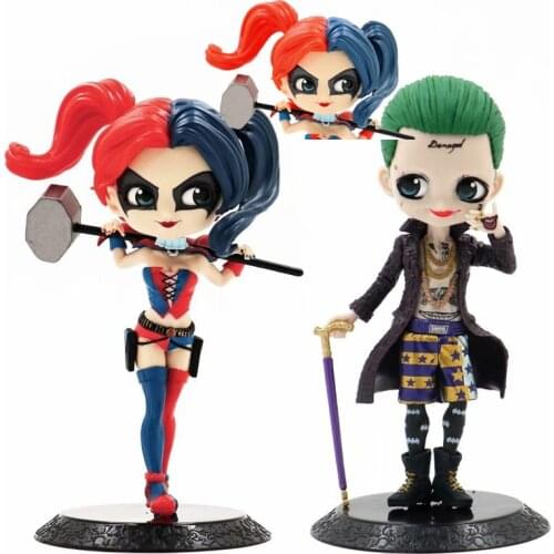 Qposker Joker Action Figure Quinn Figure Toys 10cm