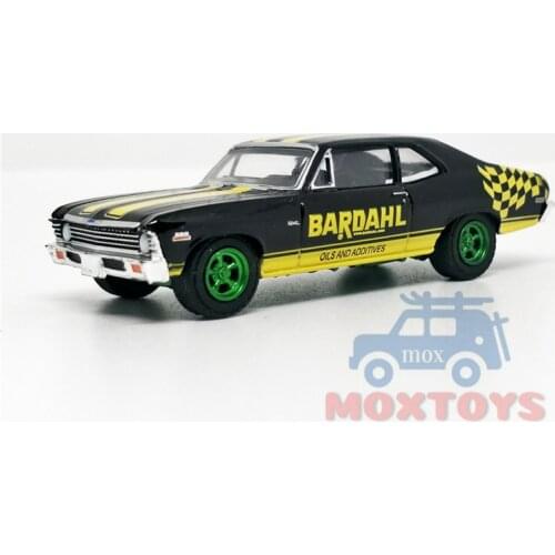 Greenlight 1:64 1968 Chevrolet Nova Bardahl Chase Diecast Model Car Loose