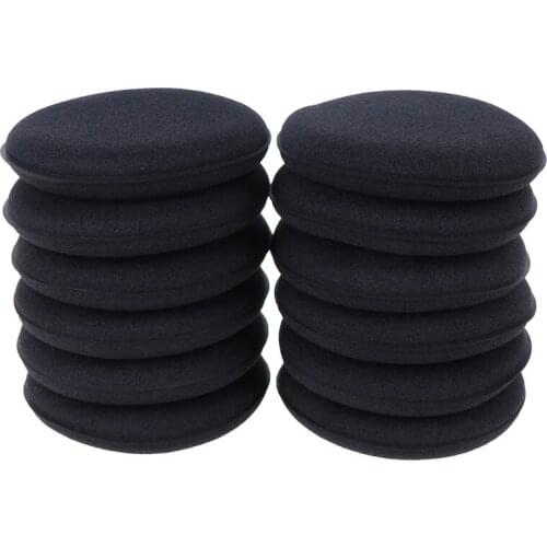 12pcs High Density Foam Sponge Auto Detailing Applicator Pad Best For Waxing and Polishing auto accesorios