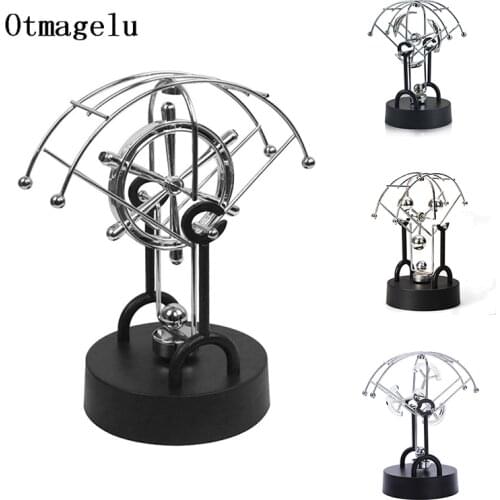 Newton Pendulum/Permanent Ball Figurine Miniatures Steel Balance Ball Home Decoration Child Physics Science Education Ornament