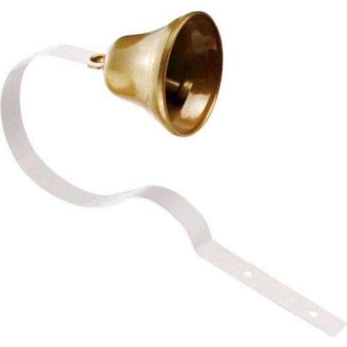 Retro Christmas Wall Mounted Hanging Bell Metal Shopkeeper Doorbell Dog Training Bells Home Decoration