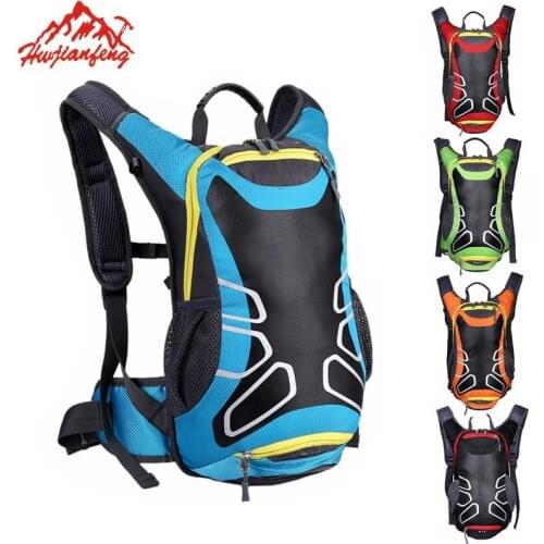HU WAI JIANFENG Bicycle Bag Shoulder Backpack Ultralight Sport Riding MTB Hydration Backpack 15L Bike Bicycle Cycling Backpack