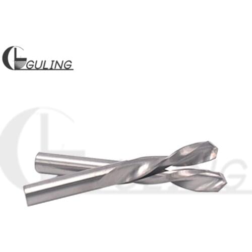 CNC Machine Tungsten Carbide Steel Point Twist Straight Shank Monolithic Left Drill Bit 2.1 2.2 2.3 2.4 2.5 2.6 2.7 2.8 2.9 3.0