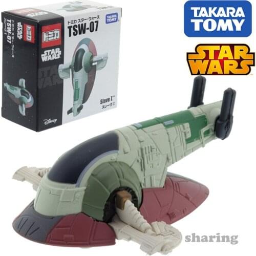Takara Tomy Tomica TSW-07 Disney Star Wars Slave 1 Machine DieCast Hot Metal Toy Model Funny Kids Doll Collection