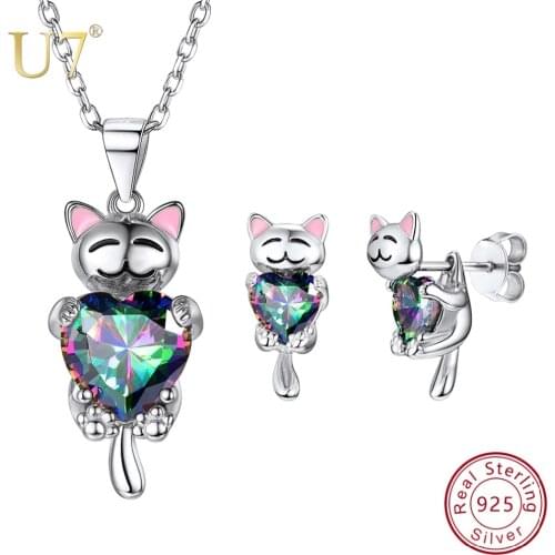 Наборы с драгоценными камнями U7 China At AliExpress