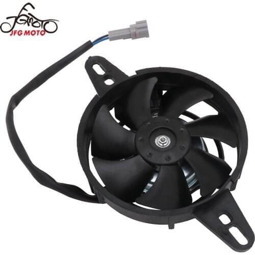 12V Motorcycle Cooling fan Oil Cooler Electric Radiator Engine Radiator Fit for 150cc 200cc 250cc ATV Quad Motocross