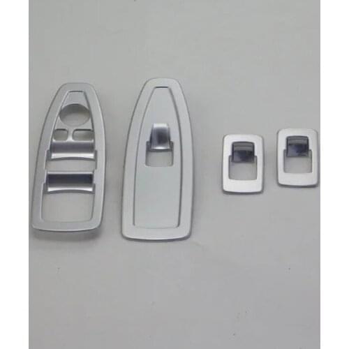 Left-driving High Quality Car Interior Accessories ABS Chrome Armrest Panel Cover For BMW X1 2016