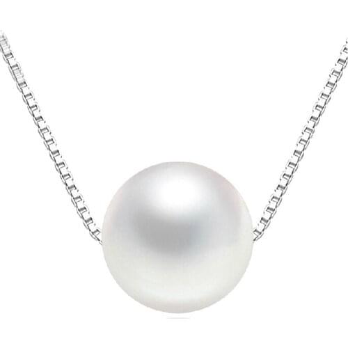 XIYANIKE Natural Freshwater Pearl Choker necklace Women New Fashion 925 Sterling Silver Charm Long Necklace Jewelry VNS8246