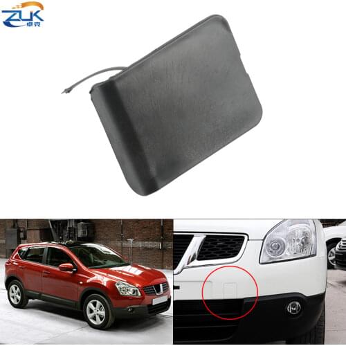 ZUK Front Bumper Towing Hook Cover Cap Housing Lid Case For Nissan Qashqai 2008 2009 2010 2011 2012 2013 2014 2015 Base Color