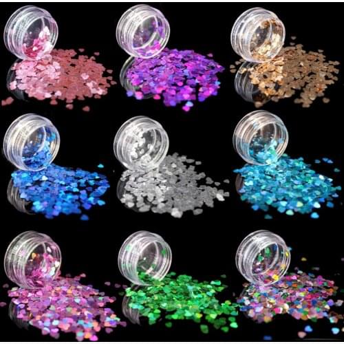 1Box SELL Black Glitter Eyeshadow 12 Color Glitter Eyes Palette Monochrome Eyes Shimmer Powder Makeup Tool Heart Shape