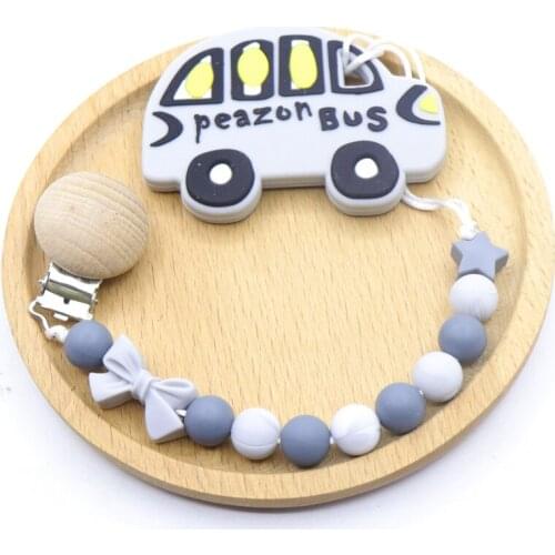 1Pcs Personalized Name Diy Baby Toys Fake Nipple Clip Cute Pacifier Clip Chain Baby Car Toys For 0-12 Months