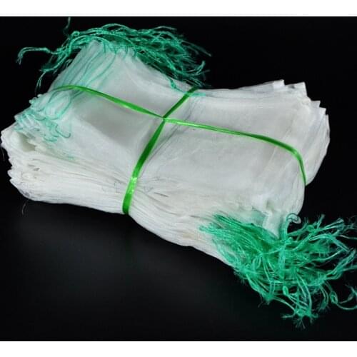 10PCS Nylon Vegetable Fruit Insert Protection Grow Bags Mesh Netting Drawstring Anti Bird Net Pest Control Bags