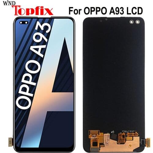 100% Tested For OPPO A93 LCD Display Touch Screen Assembly Replacement For Phone 6.49" Oppo A93 LCD Display