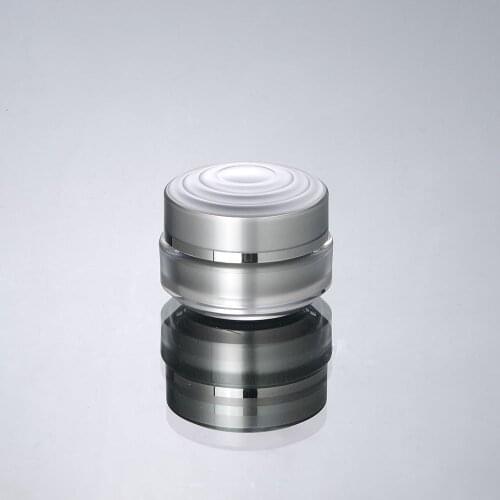 15g silver plastic acrylic bottle tin jar pot for day night cream essence moisturizer eye serum skin care cosmetic packing