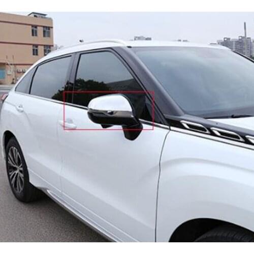 ABS Chrome For Hynudai Solaris 2 2017 Car Accessories rearview mirror rear view mirrors Cover Trim Car Styling 2piece/set