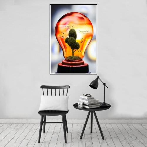 Abstract Natural Ecology Tree Poster Canvas Print Painting Wall Art Living Room Home Decoration