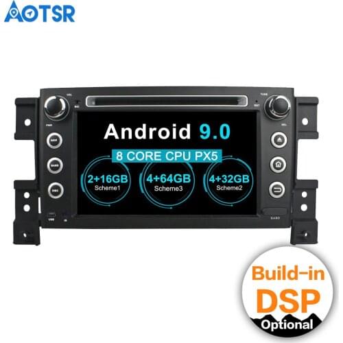 Aotsr Android 9.0 GPS navigation Car DVD Player For SUZUKI Vitara 2005-2011 multimedia 2 din radio recorder 4GB+32GB 4GB+64GB