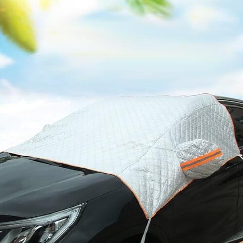 Car Windshield Cover Car Snow Cover Snowbreak Cover Half Car Cover Car Front Window Antifreeze Thicken Snow Shield Snow Cover