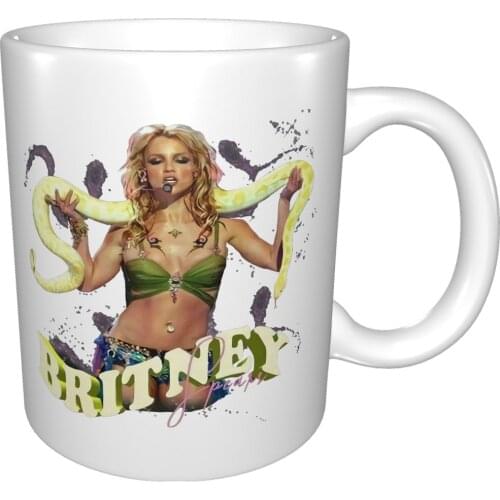 Vtg Britney Spears Album Black All Reprint M1209 Mug Coffee Cup Coffee Mug Bags Floating Cup