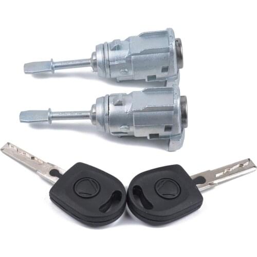 Door Lock Cylinder 3B0837167 3B0837168 for VW Volkswagen Passat Lupo 1997 1998 1999 2000 2001 2002 2003 ( Set of 2 )