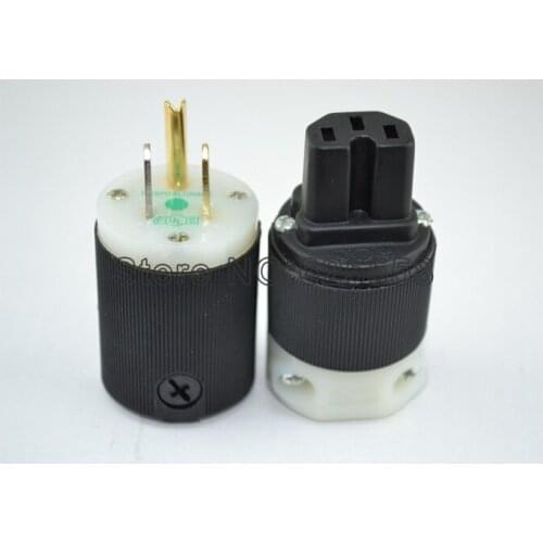 Hifi 5pairs Hifi audio Hifi HBL8215C USA Power Plug&IEC Connecter