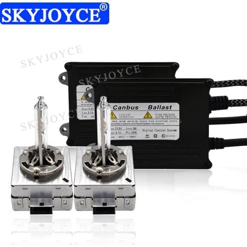 SKYJOYCE Car Hedlight D1S D3S Canbus HID light Kit D1S Canbus HID Ballast 12V 35W 4300K 6000K 8000K Original D1S D3S HID Bulb