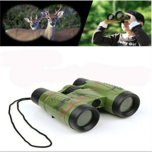 Telescope Camouflage Outdoor Children Toys Green Child Double Tube Telescope High Quality Handsome Durable Simple Telescope