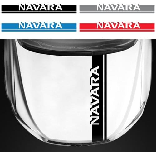 Car-Styling Decal Sticker Auto SUV Hood Engine Cover Vinyl DIY Decor Stripe Emblem Bandage for Nissan NAVARA Auto Accessories