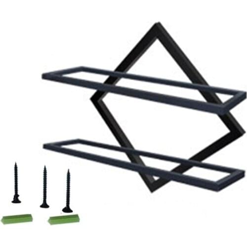 Wall Mounted Upside Down Wine Rack Bottle Goblet Glass Holder Storage Organizer