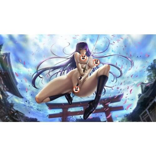 Printed silk or canvas high school dxd Akeno art poster 16x24 24x36 inch custom living room bedroom home art wall picture