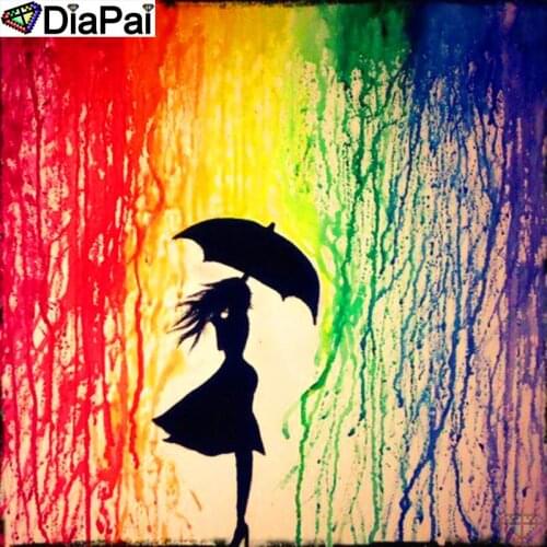 DiaPai 100% Full Square/Round Drill 5D DIY Diamond Painting "Colored beauty" Diamond Embroidery Cross Stitch 3D Decor A18588