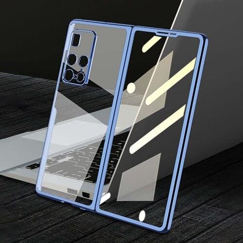 360° Fully Phone Protective Case Ultra Slim Cover Shell Skin for Huawei Matex2 Phone Tempered Film Anti-Scratch Bumper Protector