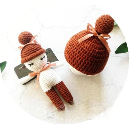 Popodion Newborn Children Photography Clothes Baby Hundred Days Full Moon Photo Props Creative Dolls CHD20465