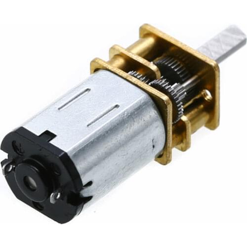 DC 3V/6V/12V N20 Reduction Gearbox Slow Speed Micro Metal Gear Motor Gearwheel DC Motors 15/30/50/60/100/200/300/500/1000RPM
