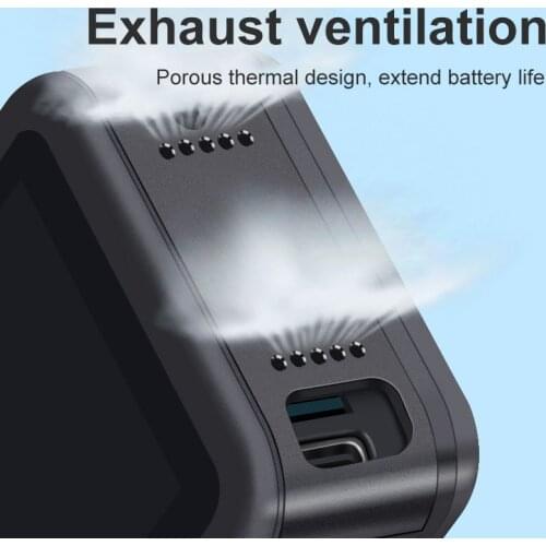 Replacement Rechargeable Side Housing Case Cover Battery Door Cover For GoPro Hero 9 Black Removable Action Camera Accessories