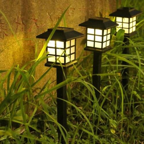 4/6PCS Outdoor Waterproof Solar Pathway Lights Solar Garden Landscape Lawn Lights For Path Yard Patio Driveway Walkway