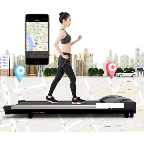 R200 Intelligent Flat Treadmill Home Running Machine Walking Training Fitness Equipment Electric Mini Mute Treadmill Loss Weight