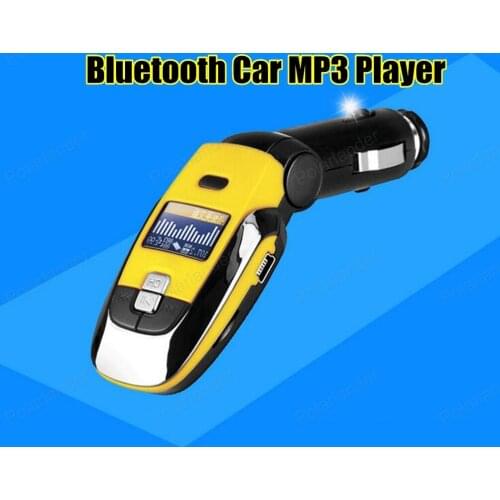 Universal Wireless BluetoothHands free Car Kit FM Transmitter MP3 Player With Audio USB Car Charger