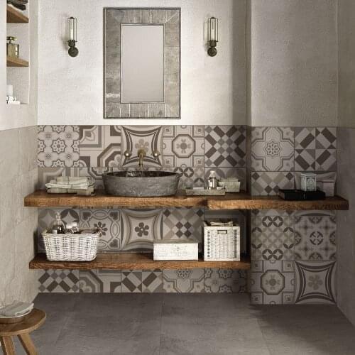 Packing 12 tile size 20 X20 cm PVC bathroom & Kitchen-line design Turtledove