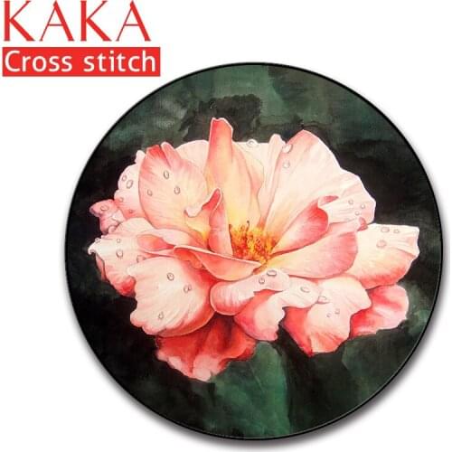 Cross stitch kits,Embroidery needlework sets with printed pattern,11CT-canvas for Home Decor Painting,Flowers Full NCKF232