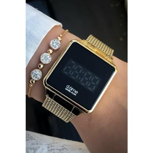 YENİ ÜRÜN 2021 DİJİTAL KOL SAATİ Dtime Unisex Kol Saati+bileklik Hediye