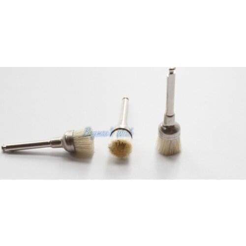 100pcs Bristles Latch Bowl Polishing Polisher Prophy Brushes In a Box