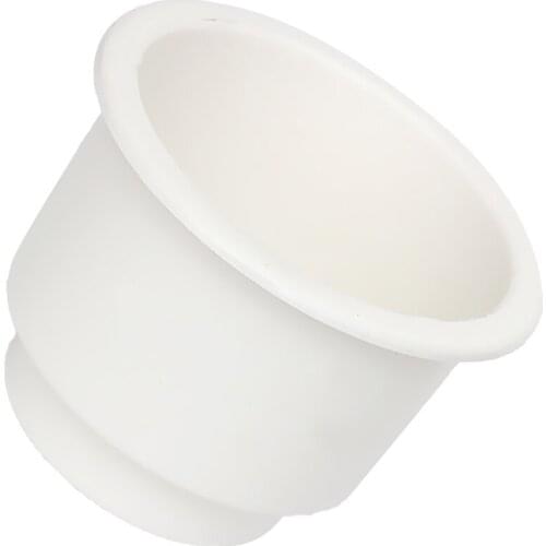 5pcs White Side Hole Cup Drink Can Holder for Boat Marine RV Durable Plastic Vehicle Interior Parts