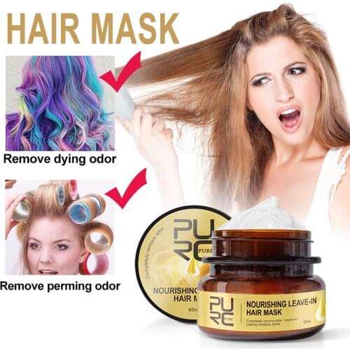 60 Ml Hair Care Mask Function Of Heat Insulation And Remove Odor Moisturizing Hair Masque Conditioning Treatment Repair Dryness