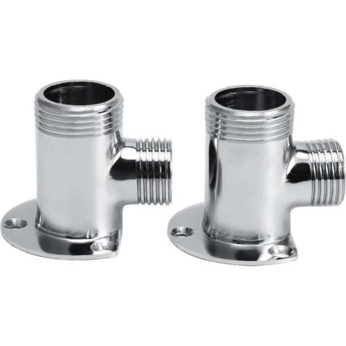 Inlet G1/2 Outlet G3/4 Wall Mounted Shower Head Faucet Adapter Bathroom Accessory Impact resistance low fluid resistance