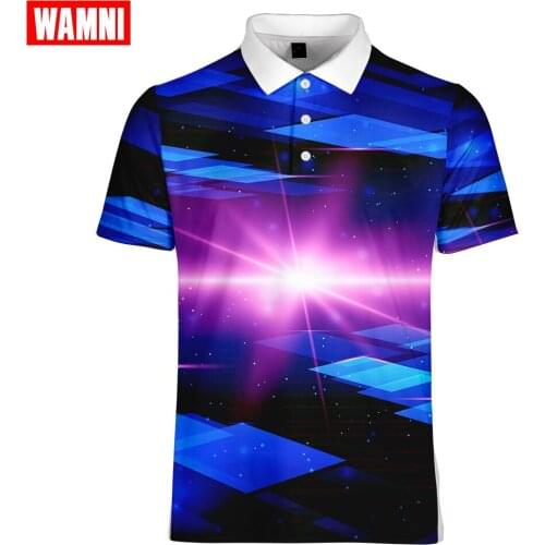 WAMNI Brand Quick Drying Business 3D Shirt Sport Loose Harajuku Multi-color Stripe Casual Streetwear Badminton T Shirt