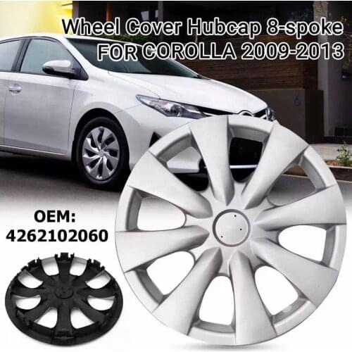 Car Wheel Cover Hub Cap Replacement For Toyota Corolla 2009 2010 2011 2012 2013 4262102060 570-61147